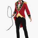 fun shack Ringmaster Costume for Men, Circus Ring Master Outfit, Carnival Costume for Themed Events and Parties XL