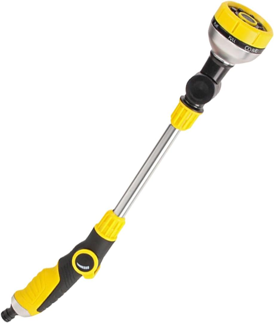 Flower Water Wand - Long Reach Spray Nozzle, Lightweight Hose Extension Wand | Multipurpose Portable Yard Sprinkler Head with Adjustable Flow for Garden Plants, Outdoor Irrigation, Patio Lawn Care