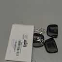 Kingdder 3 Pcs 8 Dip Switch 310mhz Garage Door Remote Compatible with Linear Delta 3 (DT DTA DTD DTC DNT00002A) Gate Opener Remote with Keychain (Black,Grey Button)