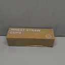 Wheat Straw Cups 6 PCS Plastic Cups Reusable Unbreakable Drinking Cup Dishwasher Safe Water Glasses with Unique Pattern(16 OZ,Black Grey): Tumblers & Water Glasses