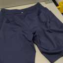 G Gradual Women's 7''/9" Bermuda Long Shorts with Pockets High Waisted Athletic Knee Length Shorts for Women Walking (Medium, Navy)