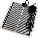 YOUMU Reptile Heating Pad Temperature Adjustable Terrarium Heat Mat for Turtle/Snake/Frog/Lizard/Small Animals/Plant Box (15W(8.66in*9.84in))