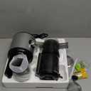 Ganiza Juicer Machines, Slow Masticating Juicers with Large Feed Chute for Whole Fruits & Vegetables, Cold Press Juicer with 3 Replace Filters for Batch Juicing, Easy to Clean, BPA Free,(Silver)