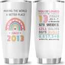 13 Year Old Girl Gifts Tumbler 20OZ 1PC, Gifts for 13 Years Old Girl, 13 Year Old Girls Birthday Present, 13th Birthday Gift for Girls, Thirteen Years Old Party Decoration Cup for Daughter Teens