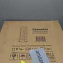 SpaceAid 7 Tier Rotating Shoe Rack Tower, Spinning Shoe Display Lazy Susan, Revolving 360 Shoe Rack Storage Round Carousel, Vertical Handbag Rotate Shoes Closet Organization (7-Tier White)