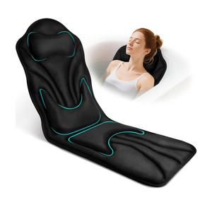 Atsuwell Full Body Bath Pillow for Bathtub, Ergonomic Bathtub Cushion for Neck, Waist, Hip Support, Luxury 3D Mesh Shower Pillow with Non-Slip Suction Cups & Dual Hooks, Pressure Relief, 51'' x17''