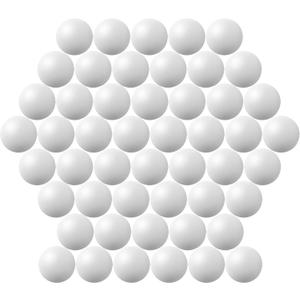 40MM Ping Pong Balls, 50 or 80 Pack Assorted Colored Plastic Balls for Beer Pong, Arts and Craft