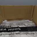 Area Rug Living Room Rugs - 10x12 Washable Large Soft Indoor Neutral Modern Abstract Low Pile Rug Carpet for Bedroom Dining Room Farmhouse Home Office - Grey Brown