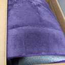 ISEAU 4x6 Rug for Bedroom, Soft Memory Foam Carpet with Upgraded Non-Slip Silicone-Grip Bottom, Fluffy Shaggy Machine Washable Rugs for Living Room Kids Boys Girls Dorm Nursery Office Playroom, Purple