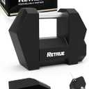 RETRUE Cyber Lock Heavy Duty Trailer Coupler Lock, Upgraded Trailer Lock with Extra Wide 1.2" Span & 1/4" Diameter, Anti-Theft Tongue Locks for RVs, Boats,Trucks Tow Hitch Security Accessory-Black