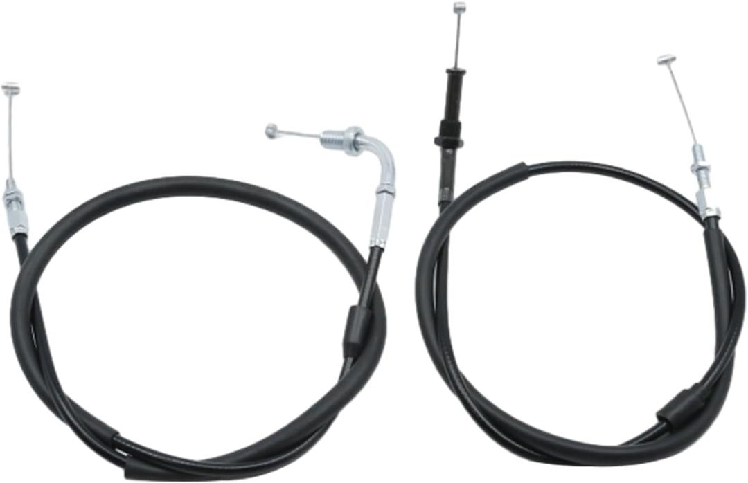 17910-MCL-000 Push Pull Throttle Cable Set, Replacement for Honda Shadow Spirit 750 VT750DC 2001 2002 2003 2004 2005 2006 2007, Replaces 17920-MCL-000