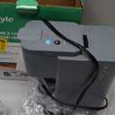 Tastyle Mini Hot and Iced Coffee Maker Single Serve, for K Cup and Ground, 6 to 14 Oz Brew Sizes, with Recipe Book, for Home, Travel, RV, Office and Dorm, Elegant Gray