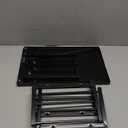 2 Pack Desk Organizer and Accessories, 2-Tier Metal Computer Monitor Stand Riser with Drawer, Desk Accessories & Workspace Organizers for Home Office Supplies, Black