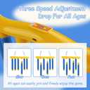 Falling Game Stick Family Games for Adults and Kids Travel Party Reaction Time Training Hand Eye Coordination Reflex Sticks Basketball Drop Hand Speed Challenge by Outdoor Yard Fun Handheld Toys