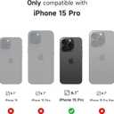 SURITCH for iPhone 15 Pro Case with Magnetic Camera Slide Cover and Adjustable Kickstand, Compatible with MagSafe, Shockproof Bumper Case Slim Protective Cover 6.1 Inch, Green