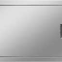 Outdoor Kitchen Door 24" W x 17" H Stainless Steel BBQ Single Access Door Flush Mount Vertical Wall Doors with Handle Suitable for Grilling Station Outside Cabinet Outdoor Kitchen