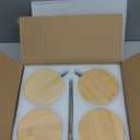 4pcs Set Vintage Coffee Mugs gifts for women, Overnight Oats Containers with Bamboo Lids and Spoons - 14oz Clear Embossed Glass Cups, Cute Coffee Bar Accessories, Iced Coffee Glasses