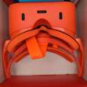 VR Headset for Nintendo Switch & Switch OLED, Upgraded Switch Virtual Reality Glasses with Adjustable Lens and Elite Strap, Labo VR Kit 3D Goggles Accessories for VR Gaming Experience (Orange&Blue)