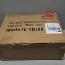 Alupssuc Set of 2 18 Inch Pre-lit Outdoor Christmas Tree with 50 Multi-Color Lights, Timer, Battery Operated Pre-Decorated Frosted Christmas Urn Filler for Pathway &Porch& Yard Decorations, 18 Inch