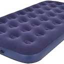 Outraveler Twin Size Air Mattress Inflatable Bed for Camping & Home, Blow Up Sleeping Pad Size 75in x 39in x 9in, Blue