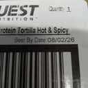Quest Nutrition Tortilla Style Chips, Hot & Spicy, 19g of High Protein, 4g Net Carbs, Gluten Free, 1.1 Ounce (Pack of 12)