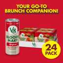 V8 Bloody Mary Mix, 8 fl oz Can (4 Cases of 6 Cans)