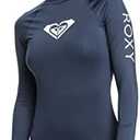 Roxy Women's Rashguard – UPF 50+, Compression Fit, Surf, Hiking, Volley, Workout, Yoga, Quick-Dry Swim Shirt S