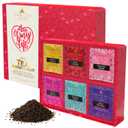 Samley Tea Love Of My Life Tea Assortment Gift Box Set, Pure Ceylon Tea Bags Individually Wrapped, Flavored Sampler Variety Pack of Assorted Flavors, 6 x 10 Count