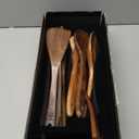 Wooden Kitchen Utensil Set, 9-Piece Teak Wood Kitchen Spoons for Cooking- Durable, Comfortable Grip, Non-Stick, Heat Resistant, Non-Scratch Kitchen Utensils-Perfect Cooking Gift