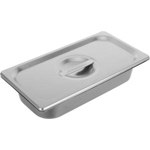 Mobestech Stainless Steel Ice Cream Tub with Lid 13X7X3 Inch Reusable Ice Cream Storage Container for Homemade Desserts Yogurt Fruit Preservation Compact Freezer Box for Refrigerator and Outdoor Use