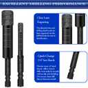 10Pcs 5mm Dry Diamond Drill Bits Set, Larouoba 3/16 Black Diamond Core Drill Bits for Tile Ceramic Marble Porcelain Stone Glass(not for Wood)