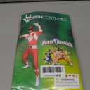 Morphsuits Red Power Ranger Costume Adult Men, Power Ranger Costume Adult, Funny Costumes for Adults (Medium)