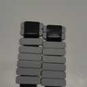 Sportneer Wrist & Ankle Weights for Women Men - 1 Pair (1 lb/2 lb Each) | Adjustable Weighted Bracelet Silicone Bangles for Yoga, Dance, Pilates, Cardio, Aerobics, Gym, Pool Exercises and Jogging (Polar Night Black)