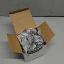 GREENTIME 12 Pcs Glitter Poinsettia 5.5" Artificial Flowers Christmas with Clips Stems Xmas Tree Ornaments for New Year Party Stairs Fireplace Porch Balcony Garden Church Wreath Decoration (Silver)