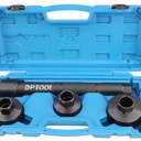 DPTOOL Inner Tie Rod End Removal Tool Kit, Axial Steering Ball Joint Puller Remove Install, 3035mm 3540mm 4045mm 1/2" Drive Inner Rod Steering Rack Knuckle Tool for Car Track