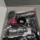 EYYA Handheld Cordless Car Vacuum Cleaner, 4-in-1 Portable Mini Car Vacuum Cleaner, 15000PA High Power & Air Duster with LED Light for Home Office (Grey/Pink)