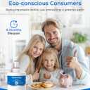 Waterdrop DA29-00003G Refrigerator Water Filter, Replacement for Samsung, DA29-00003B, DA29-00003A, Aqua-Pure Plus, HAFCU1, RFG237AARS, FMS-1, RS22HDHPNSR, RSG257AARS, 3 Filters (Package May Vary)