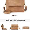 CHOLISS Small Crossbody Bags for Women, Vegan Leather Cell Phone Purse, Mini Travel Purse with Adjustable Strap Womens Gifts