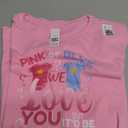 Pink Or Blue We Love You Team Girl Funny Gender Reveal Party T-Shirt, Size S