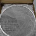 8 Pcs 14 Inch Pizza Pan with Holes Aluminum Mesh Pizza Screen Seamless Round Mesh Pizza Tray for Oven Nonstick Baking Pizza Sheet for Home Kitchen Bakery Restaurant BBQ Party Cookware Supplies