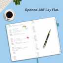 Address Book with Alphabetical Tabs, Large Hardcover Password Book, Address Organizer Keep Track of Phone Numbers, Special Days, Birthdays, Anniversaries and Notes(7x 10, Blue Grey)