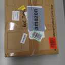 Narrow End Table Living Room with Charging Station, Skinny Side Table with Fabric Drawers, Slim Nightstand for Bedroom, Small Spaces, Couch, Rustic Brown, HETNDP02PBR-1