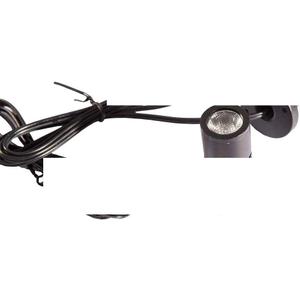 Xking Dimmable LED1.5W 12VDC Mini Spotlight Jewelry Showcase Display Lighting Fixture Black Shell Surface Mount with Online PWM Dimmer(Pack-6,Warm White 3000k)