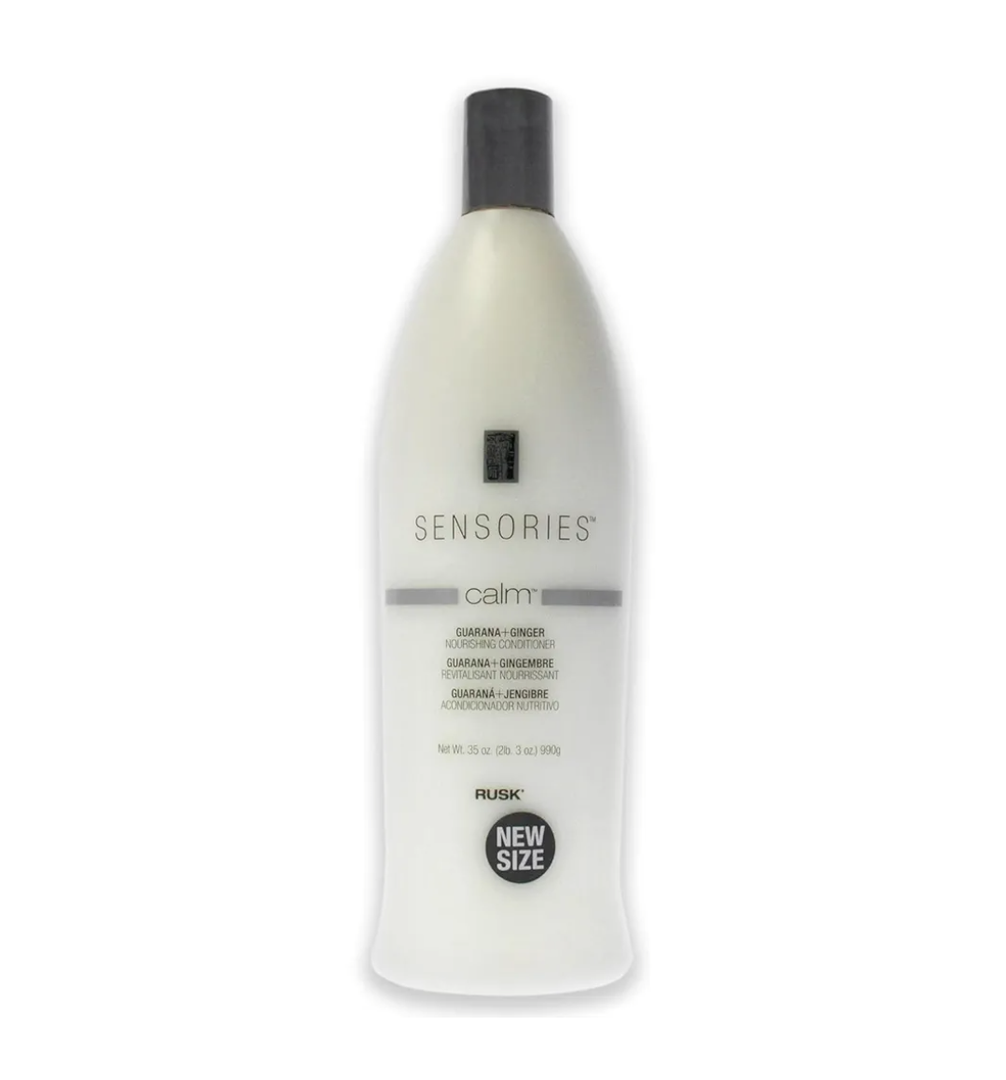 RUSK Sensories Calm Guarana and Ginger Nourishing, Guarana and Ginger Vegetable Protein to De-Stress Damaged Hair