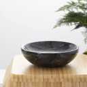 4.72 Inch Small Decorative Bowls, Natural Marble Decorative Bowls for Home Decor, Key Bowl, Coffee Tables Centerpiece, Soap Serving Bowl, Incense Burner, Smudge Bowl