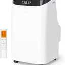 12000 BTU Portable Air Conditioners Cools Up to 500 Sq.Ft, Portable AC Unit with Cool, Dry, Fan Modes, Standing AC Unit with Remote Control and Installation Kit