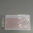 Ultra-Slim Rechargeable Bluetooth Keyboard Portable Wireless Keyboard for iPad A16 11th 10th Generation, iPad Pro iPad Air iPad mini iPhone, Android Samsung Galaxy Tablet Smartphone Cell Phone (Pink)
