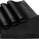Placemats for Dining Table, Set of 4, Easy Care, Set an Elegant and Inviting Table, and Durable, Non-Slip, Heat-Resistive, and Water-Resistive, Black Color