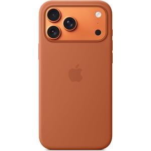 Apple iPhone 17 Pro Max Silicone Case with MagSafe and Camera Control: Lightweight Phone Case, Wireless Charging Compatible, Smooth Matte Finish; Terra Cotta