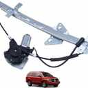 SHOWSEN fit 00-04 Dodge Dakota Quad/Crew Cab Only 98-03 Durango Rear Passenger (Right) Side Power Window Regulator w/ Motor